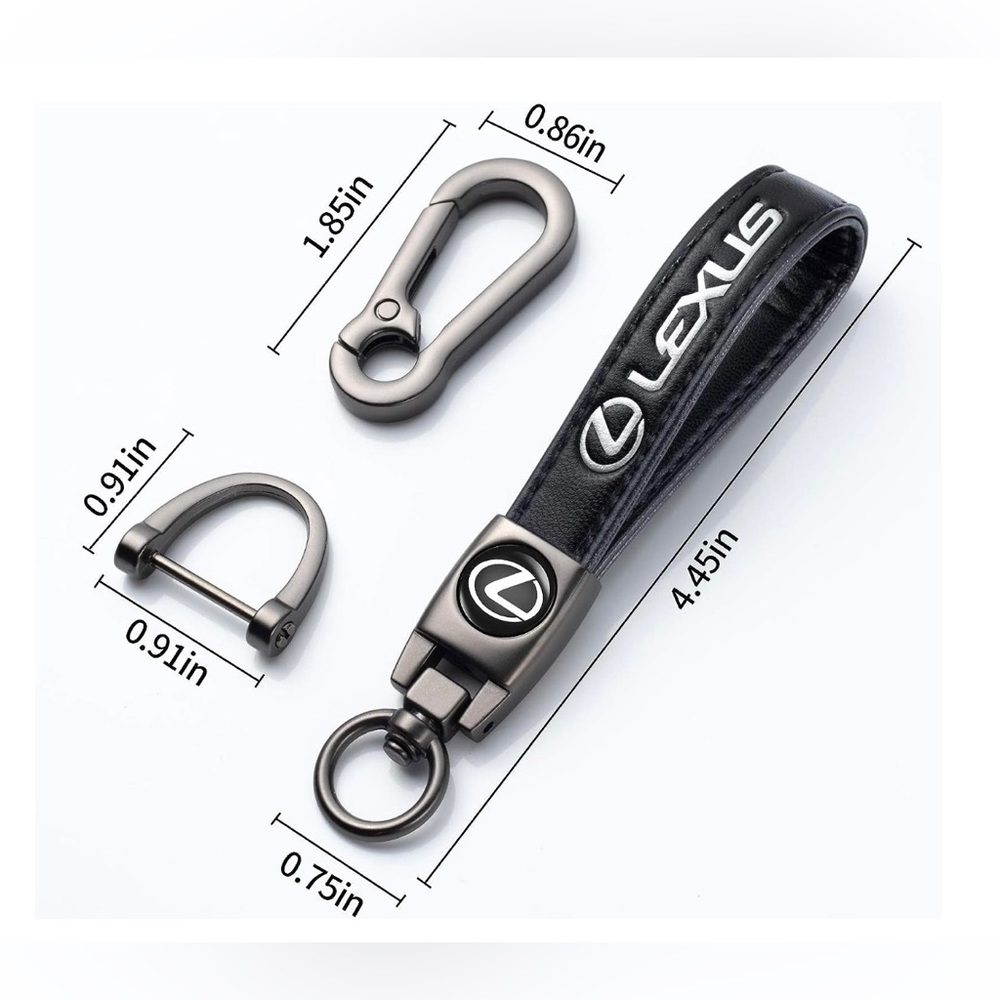 Lexus Keep Genuine Leather Key Chain Suit for Lexus Car Key Fob Key Chain Keych… - Picture 3 of 6